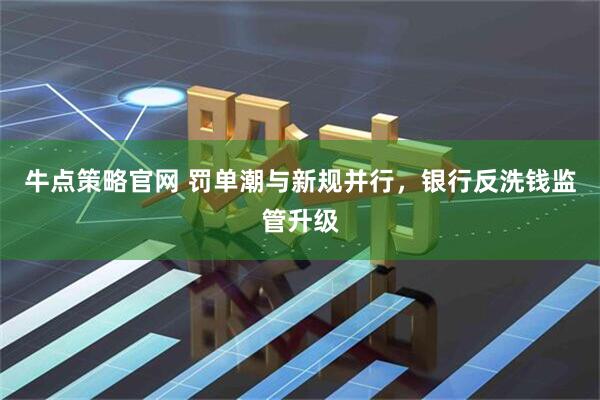牛点策略官网 罚单潮与新规并行，银行反洗钱监管升级